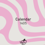 سررسید سال 1405 طرح Calendar خیلی سبز