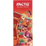مداد رنگی 6 رنگ فکتیس مدل Mini طرح Fridge Adventure کد 1779 جعبه مقوایی