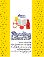 ریدینگ reading & cloze test زرد قلم چی